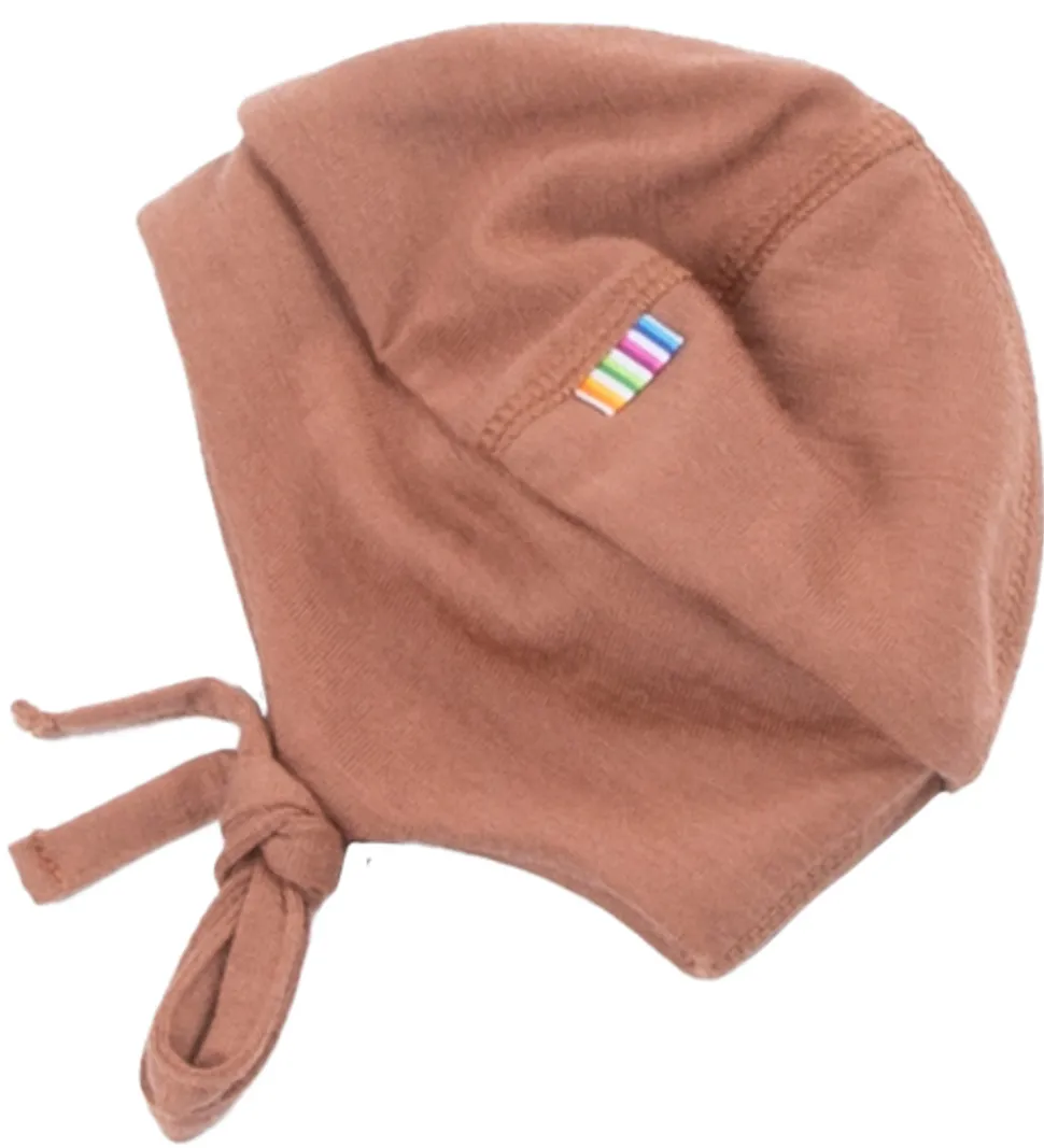 Joha Babyhjelm - Uld - 2-lags - Rødbrun