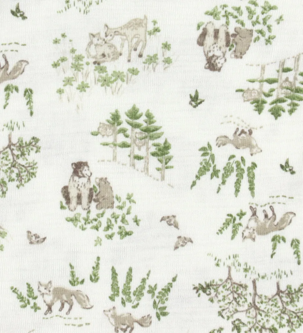 Joha Babyhjelm - Uld/Silke - Off White m. Træer