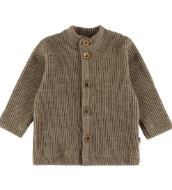 Joha Cardigan - Strik - Uld - Beige Meleret