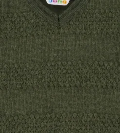 Joha Kjole - Strik - Uld - Mos Grøn