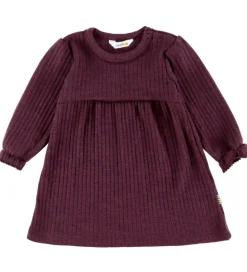 Joha Kjole - Uld - Rib - Blomme