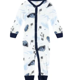 Joha Natdragt - Viskose/Bambus - Off White m. Print