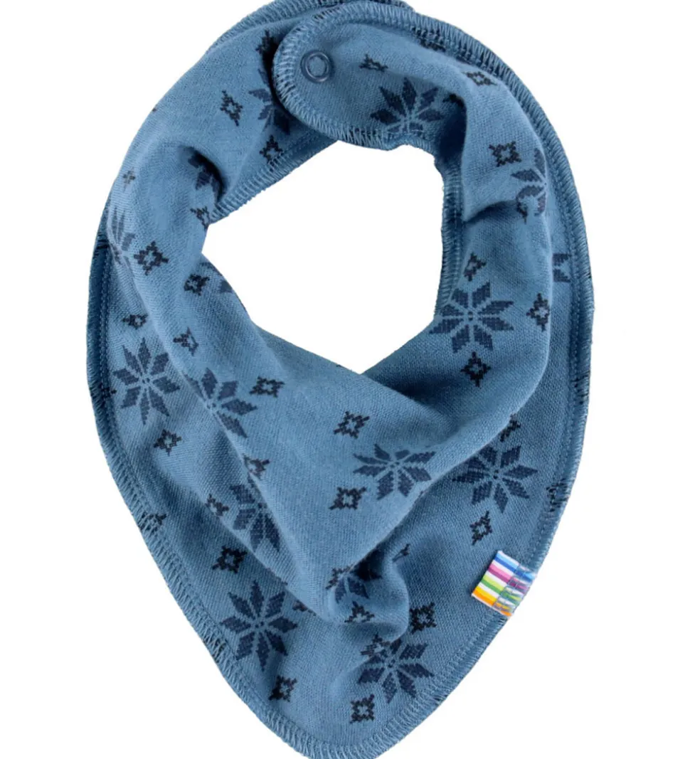 Joha Savlesmæk - Uld/Bomuld - Blå m. Snefnug