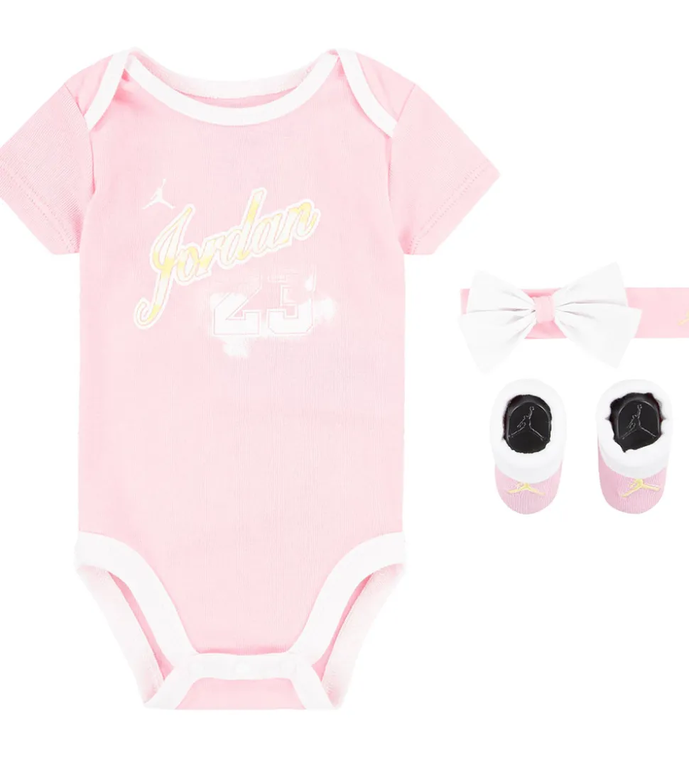 Jordan Gaveæske - Futter/Hue/Body k/æ - Rosa/Hvid