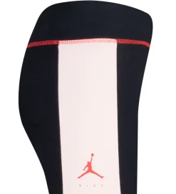 Jordan Leggings - Big Jumpman X Nike - Sort m. Rosa/Neon