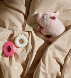 Juna Sengetøj - Daisy - Baby - Sand/Hvid