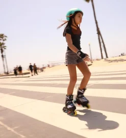 K2 Rulleskøjter m. 5 Tusser - Splash - Sort/Hvid - Inliner