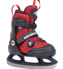 K2 Skøjter - Rink Raven Ice Boa - Sort/Rød