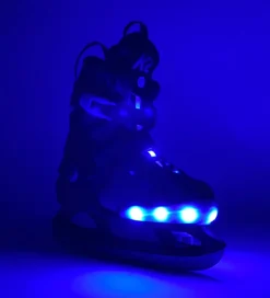 K2 Skøjter m. Lys - Raider Beam Ice - Blå