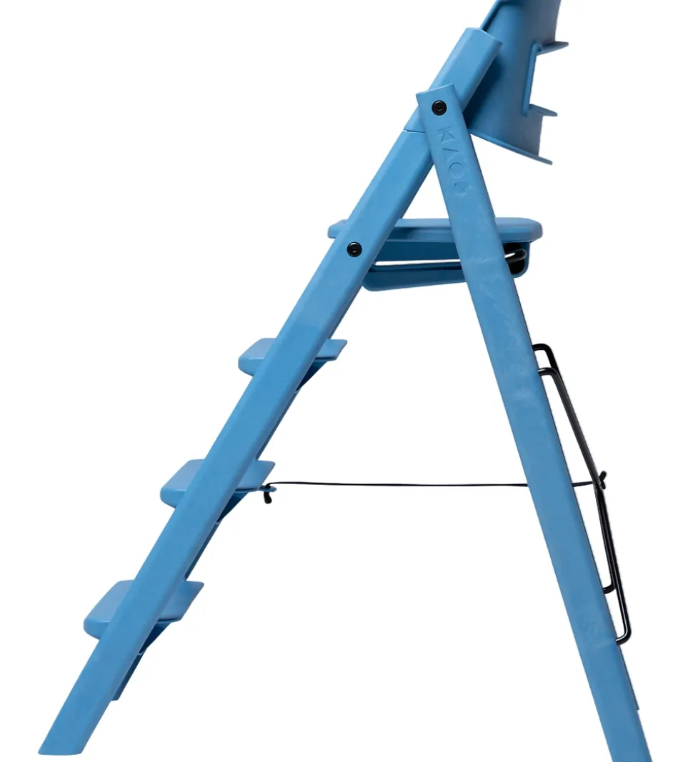 KAOS Højstol - Klapp - Genanvendt Plastik - Swedish Blue