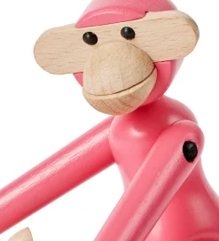Kay Bojesen Træfigur - Abe - Mini - Pink