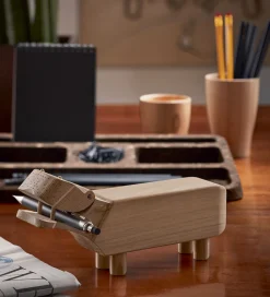 Kay Bojesen træfigur - Flodhest - H9 cm - Eg