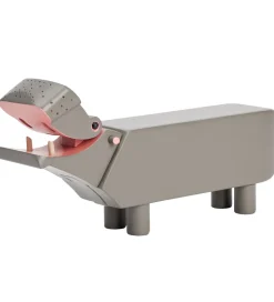 Kay Bojesen Træfigur - Flodhest - Liliput - 6 cm - Grå