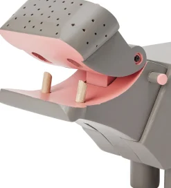 Kay Bojesen Træfigur - Flodhest - 19 cm - Grå