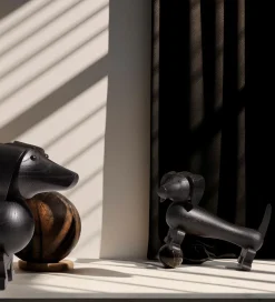 Kay Bojesen Træfigur - Gravhund - Lille - Mørk Bejdset Eg