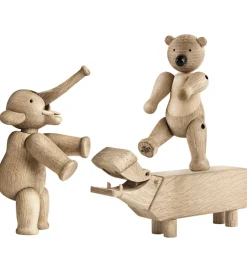 Kay Bojesen Træfigurer - Sampak Liliput - 3 pak - Eg