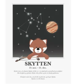 Kids by Friis Plakat - Stjernetegn - Skytten