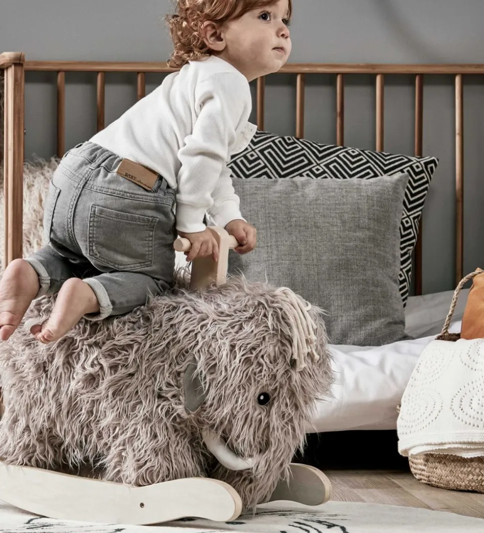Kids Concept Gyngehest - Mammut - Grå
