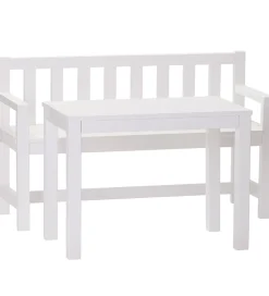 Kids Concept Havesæt - Træ - 90x33x55/60x35x45 cm - Hvid