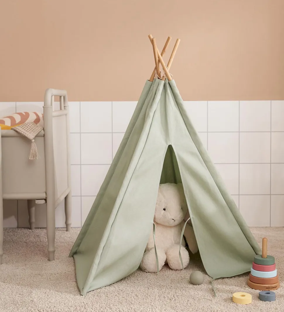 Kids Concept Legetelt - Mini Tipi - Lysegrøn
