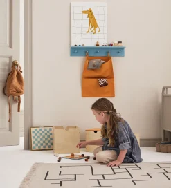 Kids Concept Legetæppe - Geometrisk - Grå