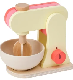 Kids Concept Røremaskine - Træ - 17 cm - Lysegul/Rosa