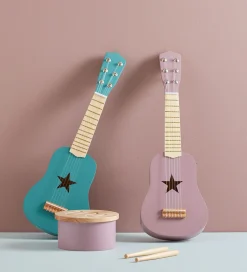 Kids Concept Trælegetøj - Tromme Mini - 16,5 x 9 cm - Lilla