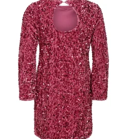 Kids Only Kjole - KogConfidence - Rose Wine m. Palietter