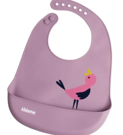 KidsMe Hagesmæk - Easy Clean Bib - Plum