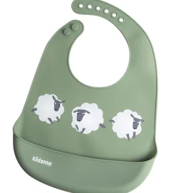 KidsMe Hagesmæk - Easy Clean Bib - Grøn