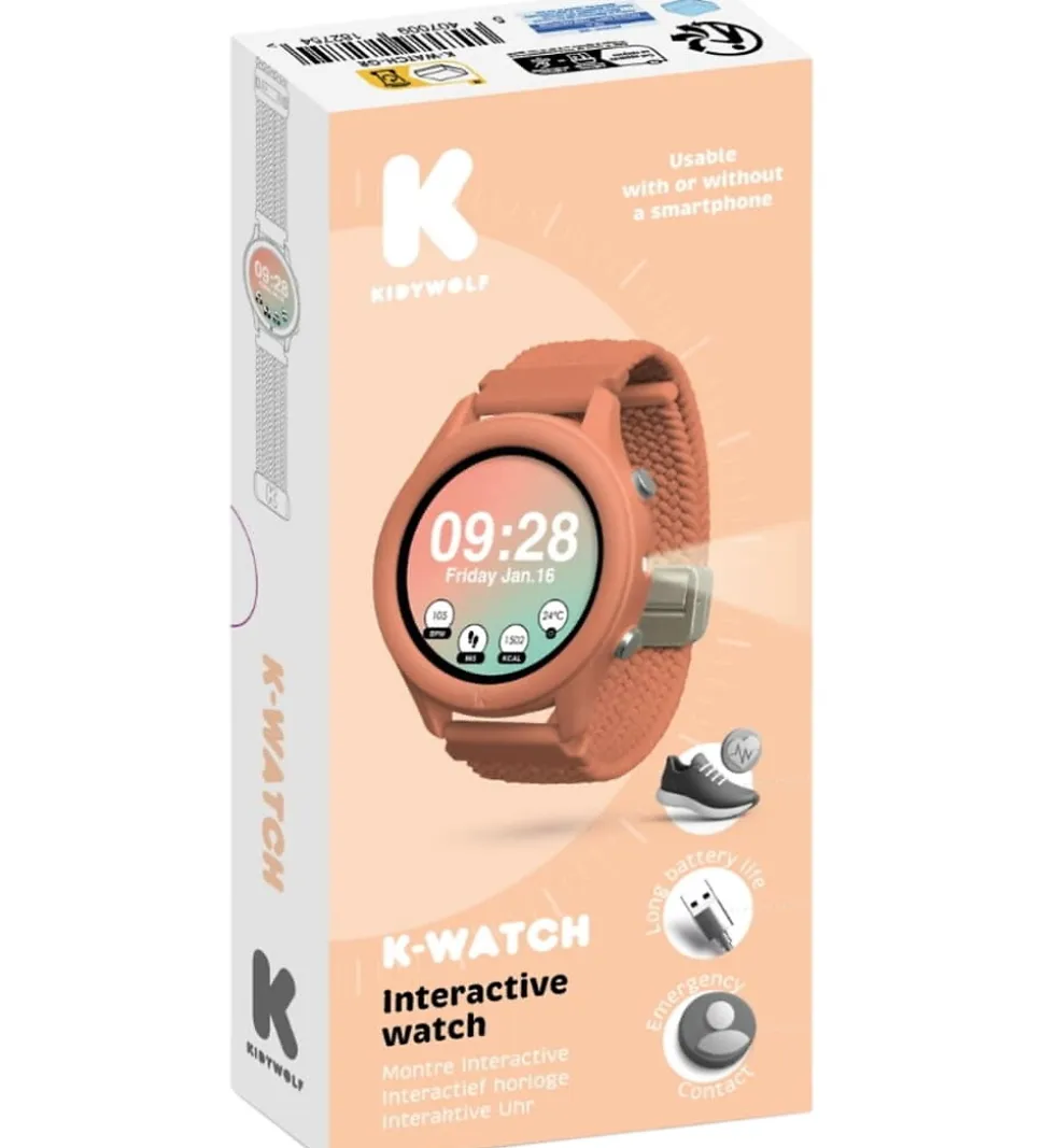 Kidywolf Armbåndsur - K-watch - Smartwatch - Coral