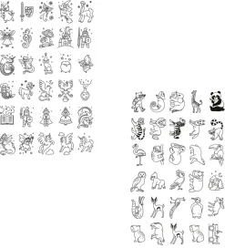 Kidywolf Refill Tegnemotiver - 60 motiver - Once Upon A Time/Ani