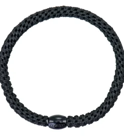 Kknekki Hårelastikker - 6-Pak - Slim - Sort/Grå/Glimmer