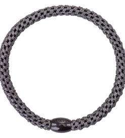 Kknekki Hårelastikker - 6-Pak - Slim - Sort/Grå/Glimmer