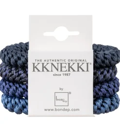 Kknekki Hårelastikker - 4-pak - Blue