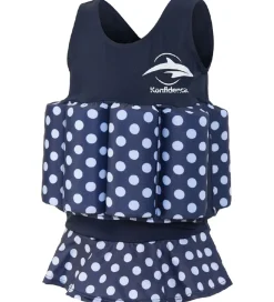 Konfidence Svømmedragt - UV40+ - Navy/Polka