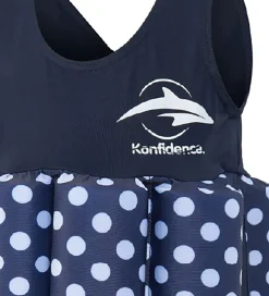 Konfidence Svømmedragt - UV40+ - Navy/Polka