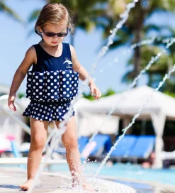 Konfidence Svømmedragt - UV40+ - Navy/Polka