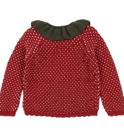 Konges Sløjd Cardigan - Uld - Strik - Strawberry - Barbados Cher
