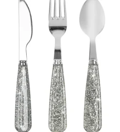 Konges Sløjd Glimmerbestik - 3-dele - Sparkling Blue