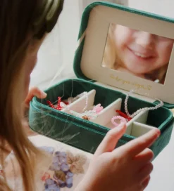 Konges Sløjd Smykkeskrin m. Indhold - All I Wish For - Bottle Gr