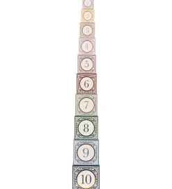 Konges Sløjd Stableklodser - 10 stk. - Numbers