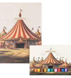Konges Sløjd Tegneblok m. Farver - 10 stk. - Cirkus