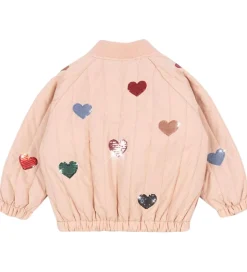 Konges Sløjd Termojakke - Juno Sequin Bomber - Cameo Rose