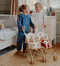 Konges Sløjd Tvillingeklapvogn Til Dukker - Ma Grande Cerise