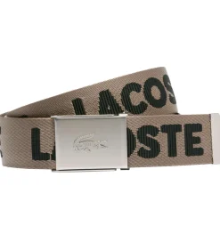 Lacoste Bælte - Jaquard Webbing - Morel Noir