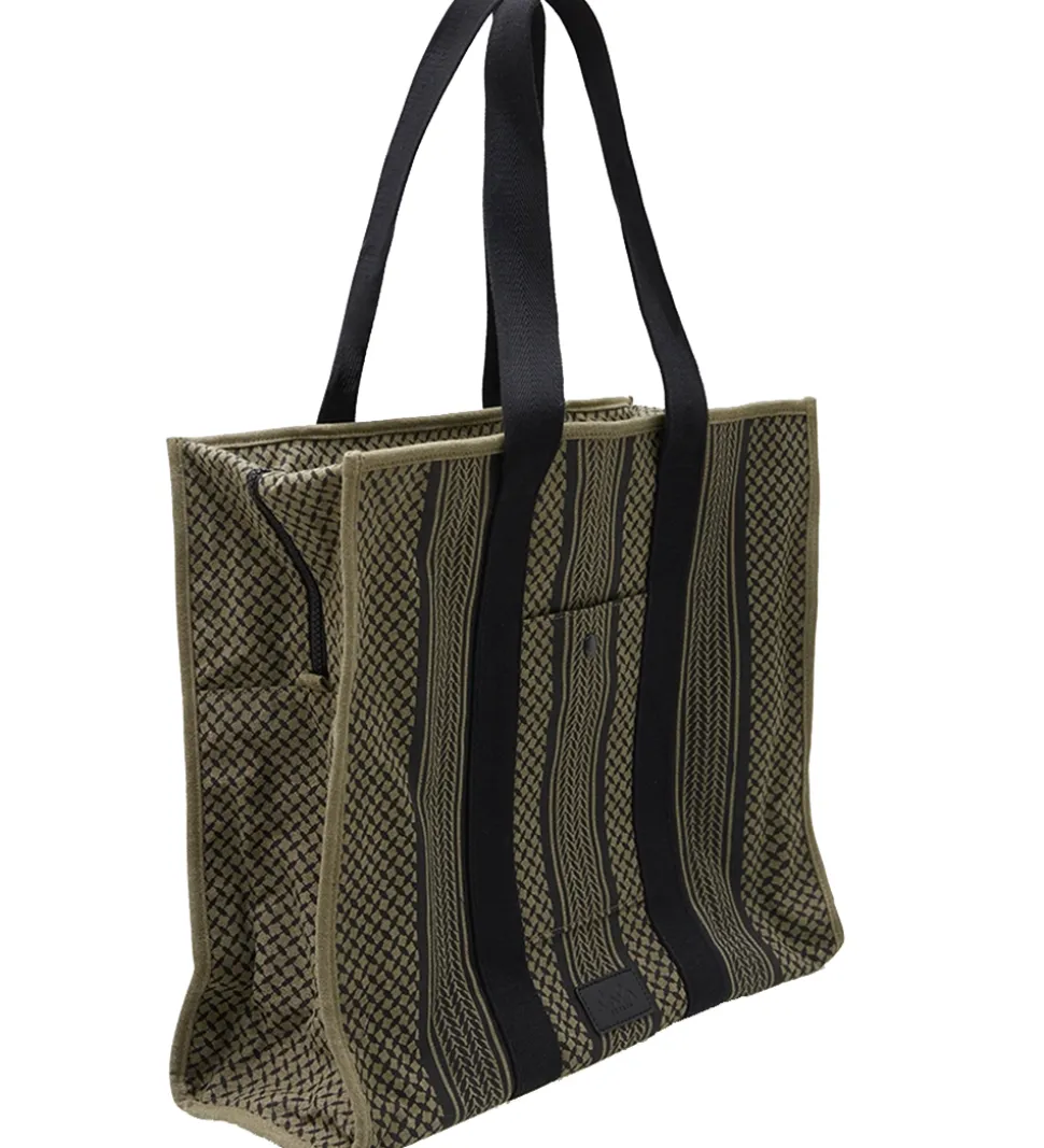 Lala Berlin Shopper - Mason - Olive/Sort
