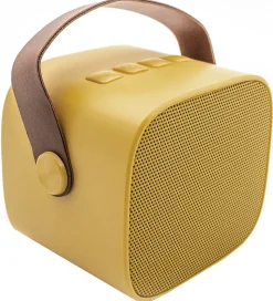 Lalarma Højtaler m. Mikrofon - Trådløs - Karaoke - Gul