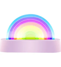 Lalarma Lampe - Dancing Rainbow - 18x11x4 cm - Lilla