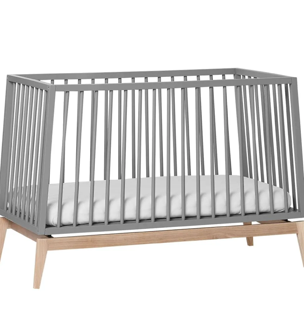 Leander Luna Babyseng - 120x60 - Grå/Eg